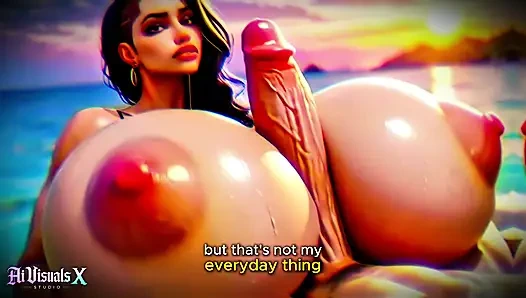 (4k) yapay zeka 3 boyutlu animasyonlu porno - latin baddie büyük beyaz yarağa tapıyor (ırklararası asmr) - yapay zeka görselleri x