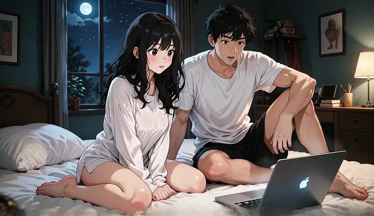 Beautiful woman with big tits gets fucked in her room mercilessly- anime porn- AI porn