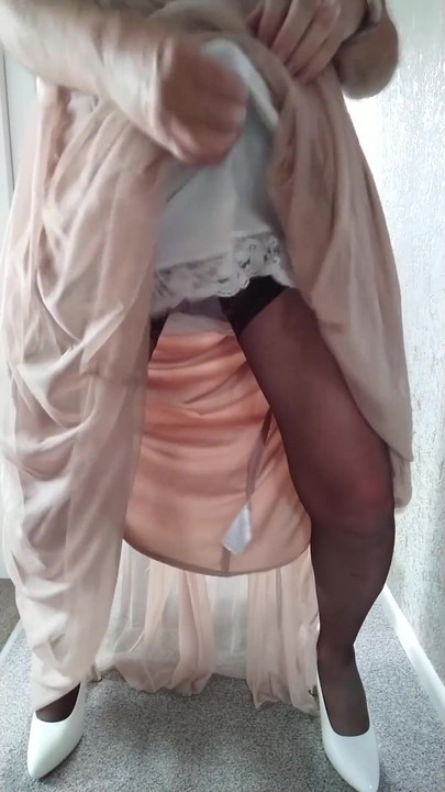 Captivating moment from "Love my new sexy dress"