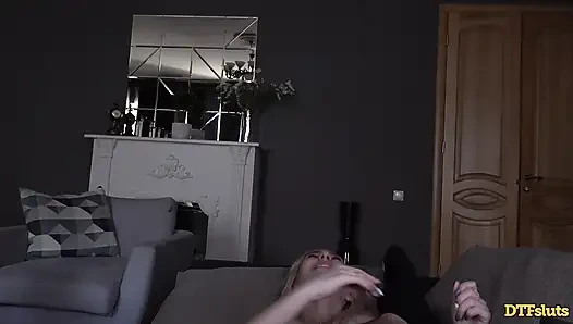 Bella Mur shakes her assets in a private dance, then fucks her lucky partner