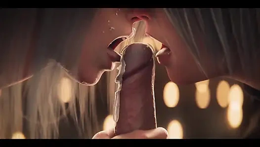 Nier Automaten - Yorha 2B Retribution Sex Protokoll (Animation mit Ton)