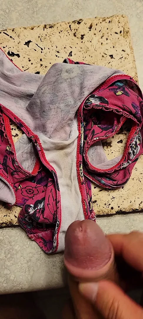 I finally cum on my sister in law's dirty panties
