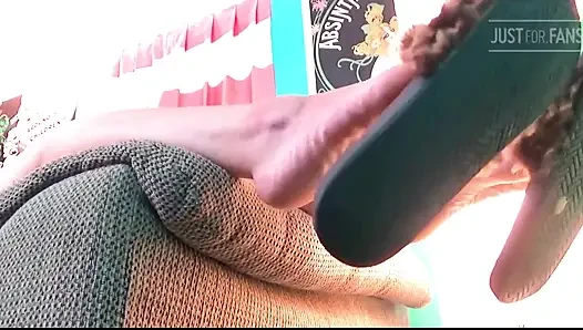 Tacky Flip Flop Tease