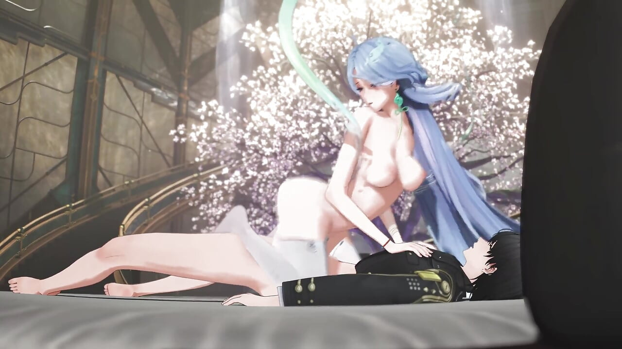 Wuthering Waves - scenă de sex pasional Qingxiao - animații 3D Hentai