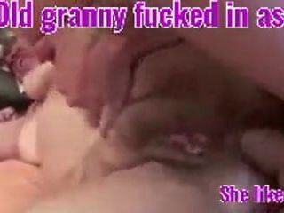 Verry vieja abuelita follada en el culo
