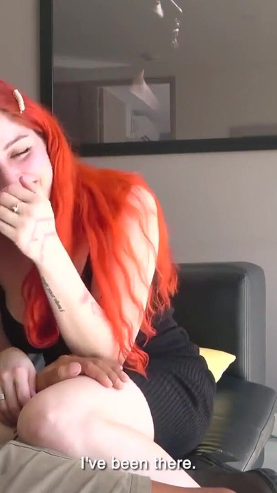 Key moment from "Sex Packer - Pale Latina Redhead Can't Get Enough Of Mature Big Cock"
