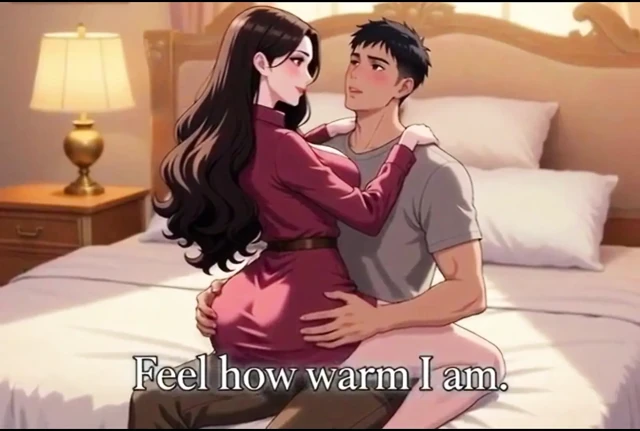 Stepmother teach inexperienced stepson how to fuck