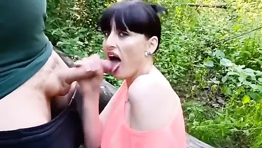 Sucking Dick În the Forest.