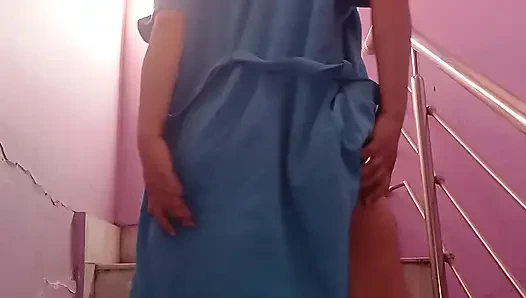 The Thrill Hook Risky Fun on the Stairs Hope nobody saw us