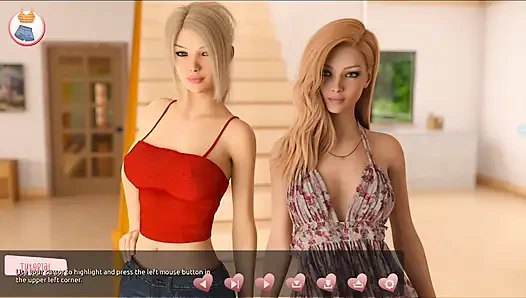 Helping the hotties #2: Johannes saw Bella's boobs while she was getting dressed