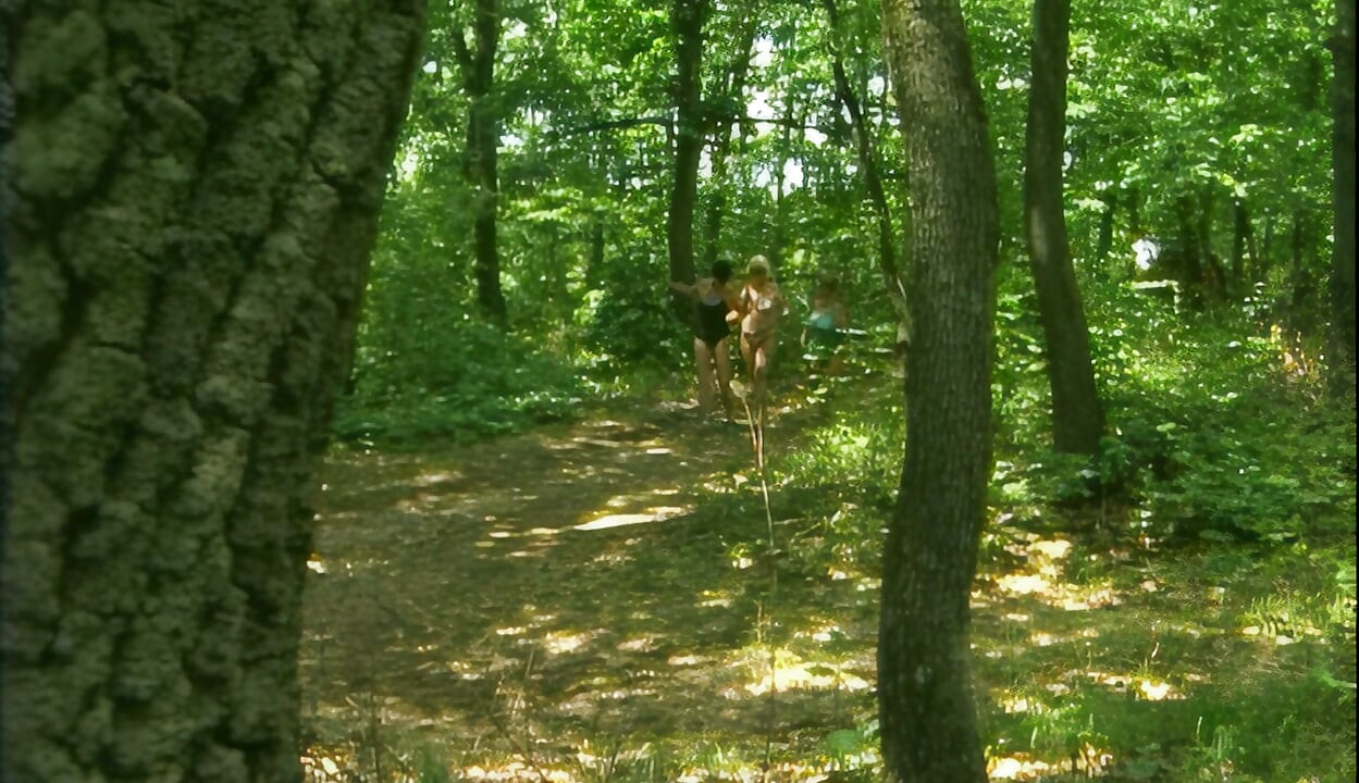 Wild Forest Fuck Thick Cock Deep in Her Pussy