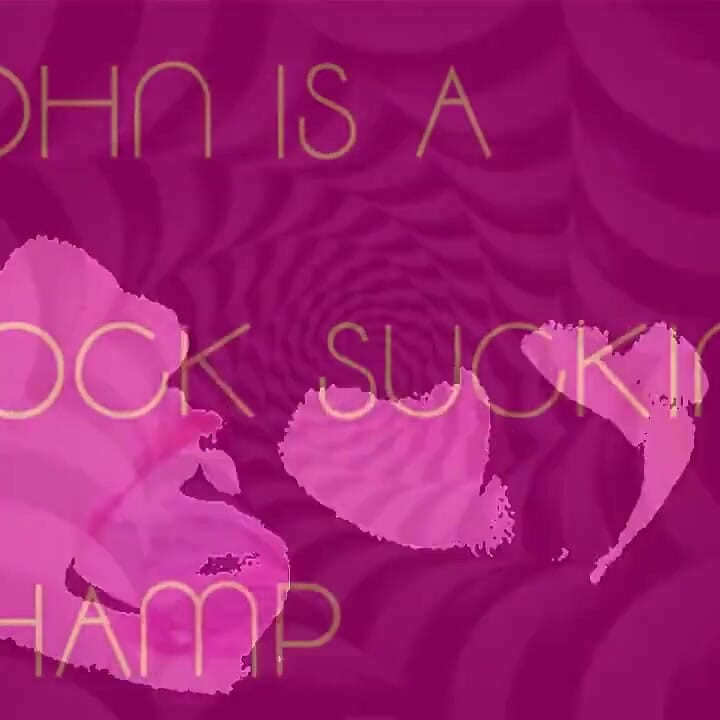 John Is a Cock Sucking Champ