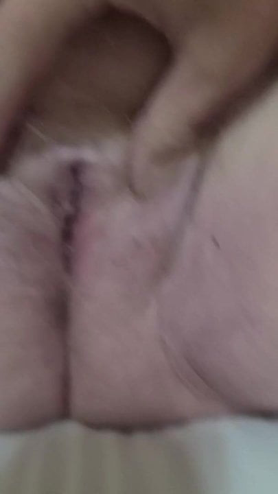 Playing with grandma’s pussy