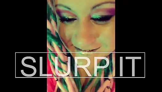 Wichsen und schlürfen mit der göttin lana cei looper für dummer dumme köpfe