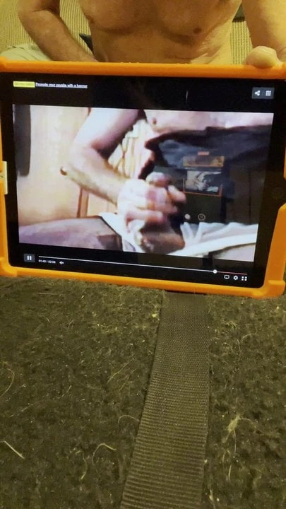 Jacking off!