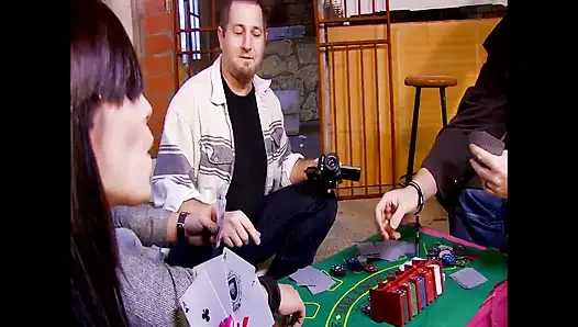 Insatiable Ebony BBW in Wild Gangbang with Facial