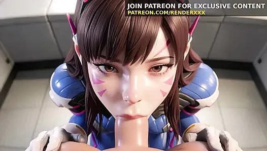 3 boyutlu hentai derlemesi - mai casino seksi, akali meme sikişi, tifa kovboy kız ve D.Va oral seks