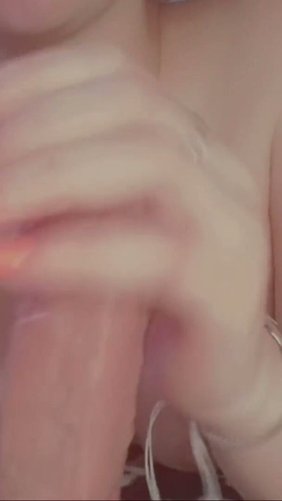 The young shy cutie is teasing and dreaming of sucking a big cock | Clip 1