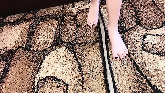 Fetish kaki sneakers kaus kaki dan kaki telanjang / sfw