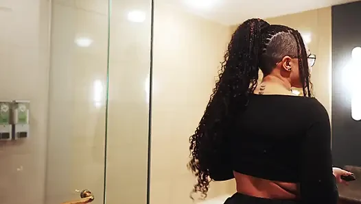 Black Teen Step-daughter Shares a Hotel Bed with Step-dad