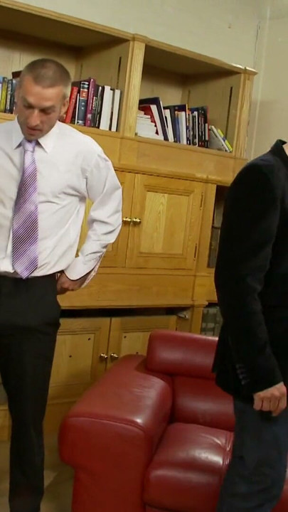 Sexy schoolgirls are eager to learn how to ride cock in the principal's office | Clip 1