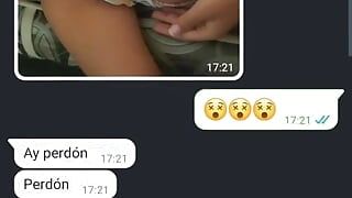 Falando com minha secretária anal no whatsapp