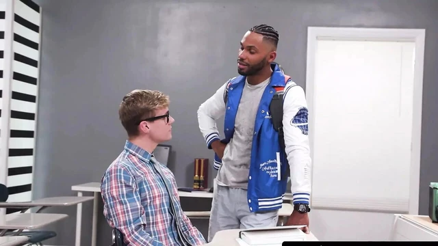 HETEROFLEXIBLE - Nerdy Twink Jack Bailey Is Hard Rough Gangbanged By The Football Team! CUM SHOWER