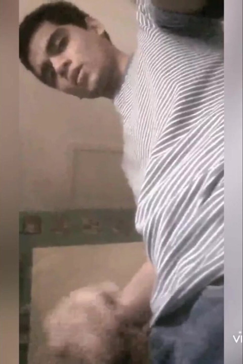 Cute 18yo wanks for his girlfriend