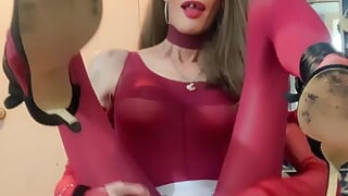 Burgundy Babe!!