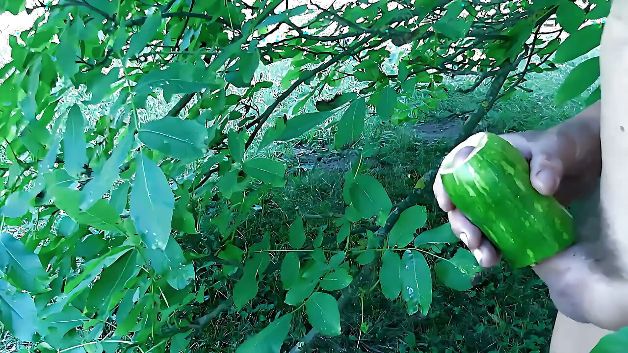 Sex with a zucchini