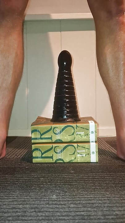 Hot Gay Twink Stretching His Ass and Takes Huge Anal Dildo's