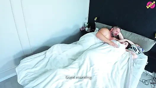 Tante seksi amatir dicrot di dalam pagi-pagi