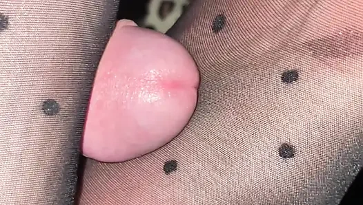 Sie rühmte sich einer neuen pediküre