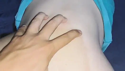 My little stepsister gets Sexy for her Hubby but I get there first