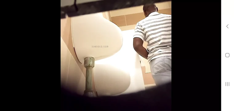 Big cock pissing