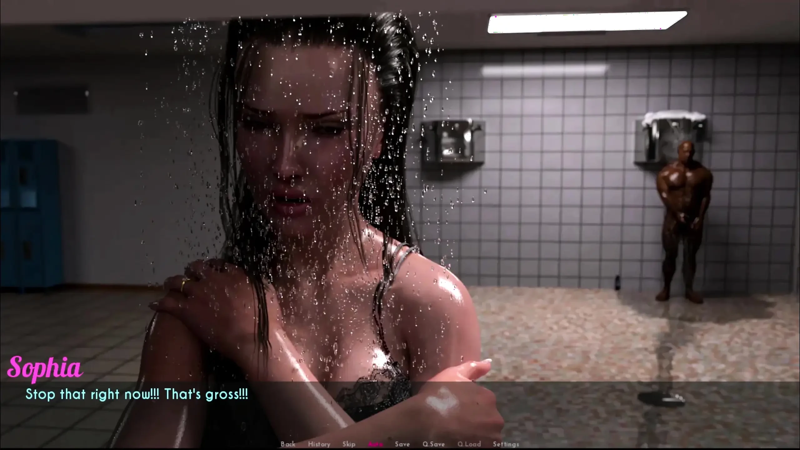 Awam – Day 15 – Free – Part 3 – Sophia Saw a BBC Cock While Shower