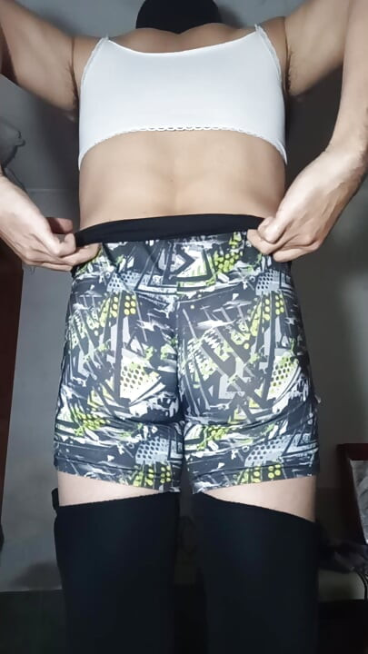 Trying on my clothes