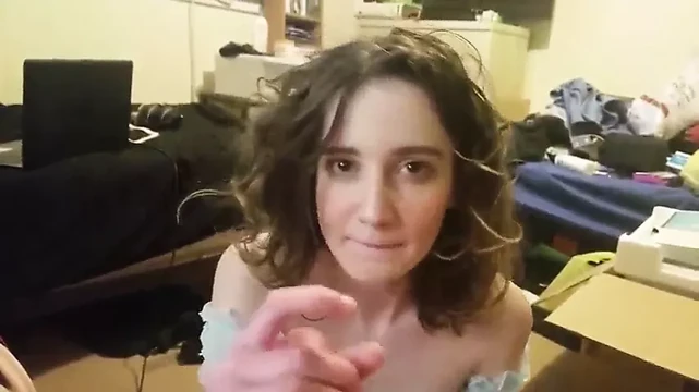 Carol giving a bj