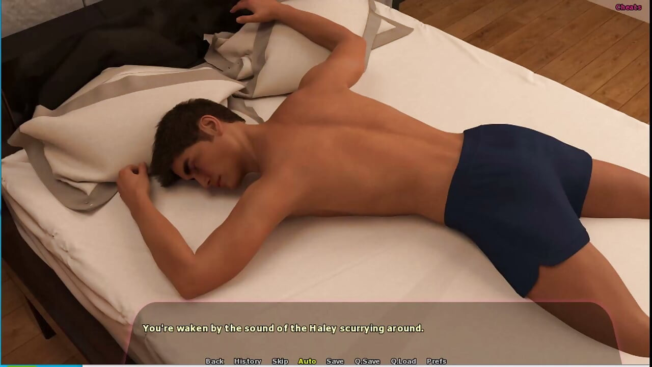 Haley Story #12 - Haley gave Johannes a blowjob. Hayley, Mr Andrew and Johannes went out and Johannes fucked Hayley hard