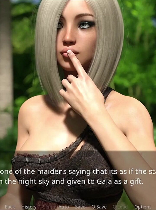The Lust City - Blonde Girl in the Nature with Her Big Tits Stepmother