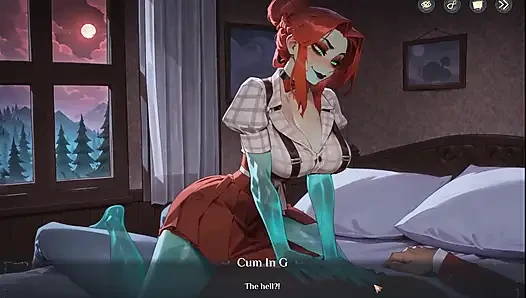 Hotel Tales SPOOKY HENTAI Game Ep.5 GHOST bartender is TEASING COWGIRL style !