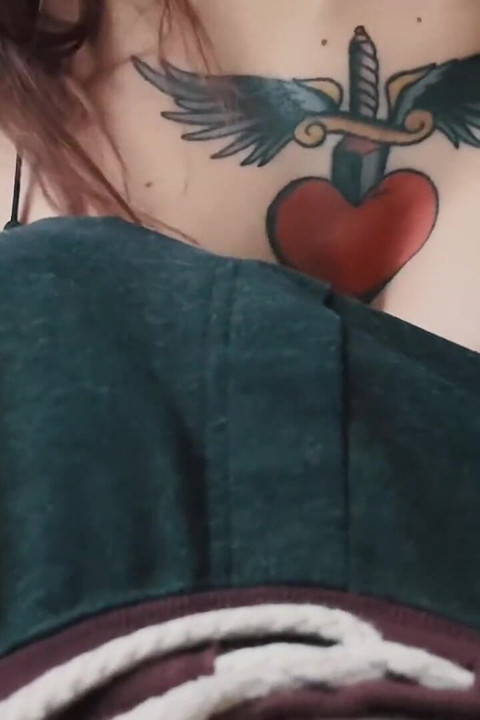 Jeeh Suicide Fucked so Nasty My Cock with Her Big Tattooed Boobs Until I Cum All Over Her