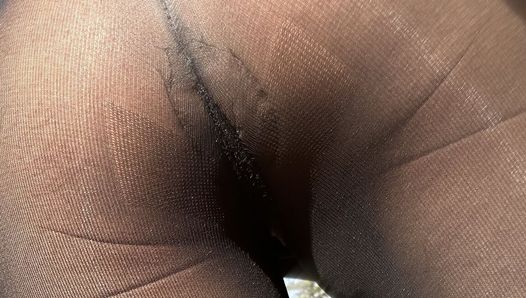 My Asshole in See Through Tights