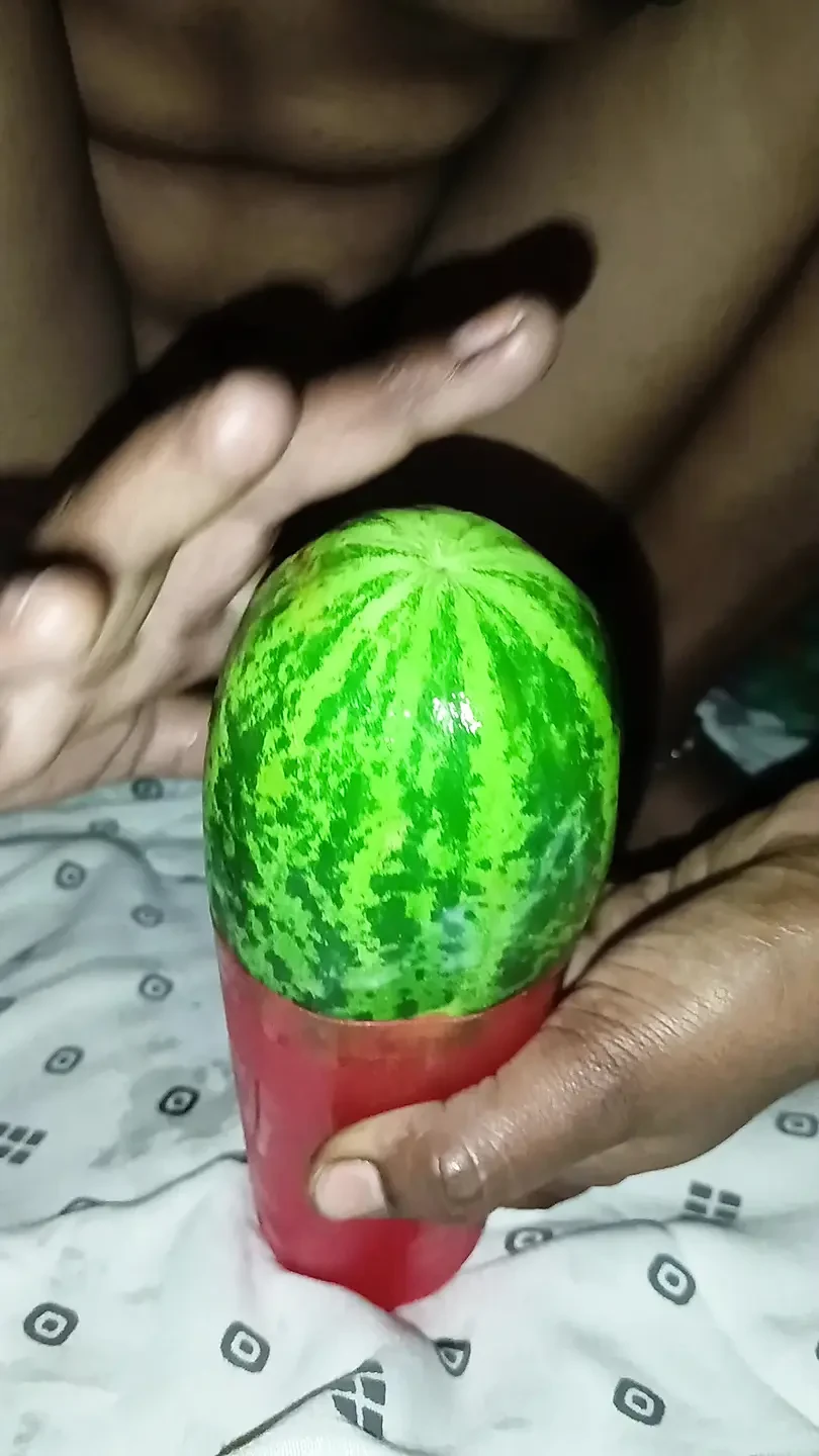 Sexy sister-in-law with big cucumber