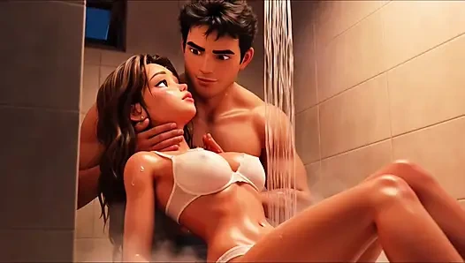 Schöne junge natalia verliert ihrer starken nachbarin nach einer intensiven nacht voller reiner leidenschaft ihre jungfräulichkeit