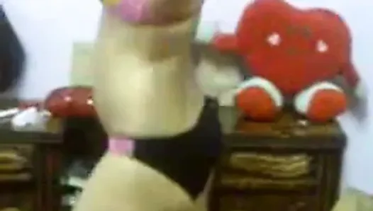 Egyptian Arab woman big tits sucking cock licking balls