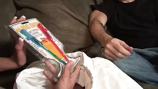 Pretty babe in santa suit scream out of pleasure while dude penetrates h...