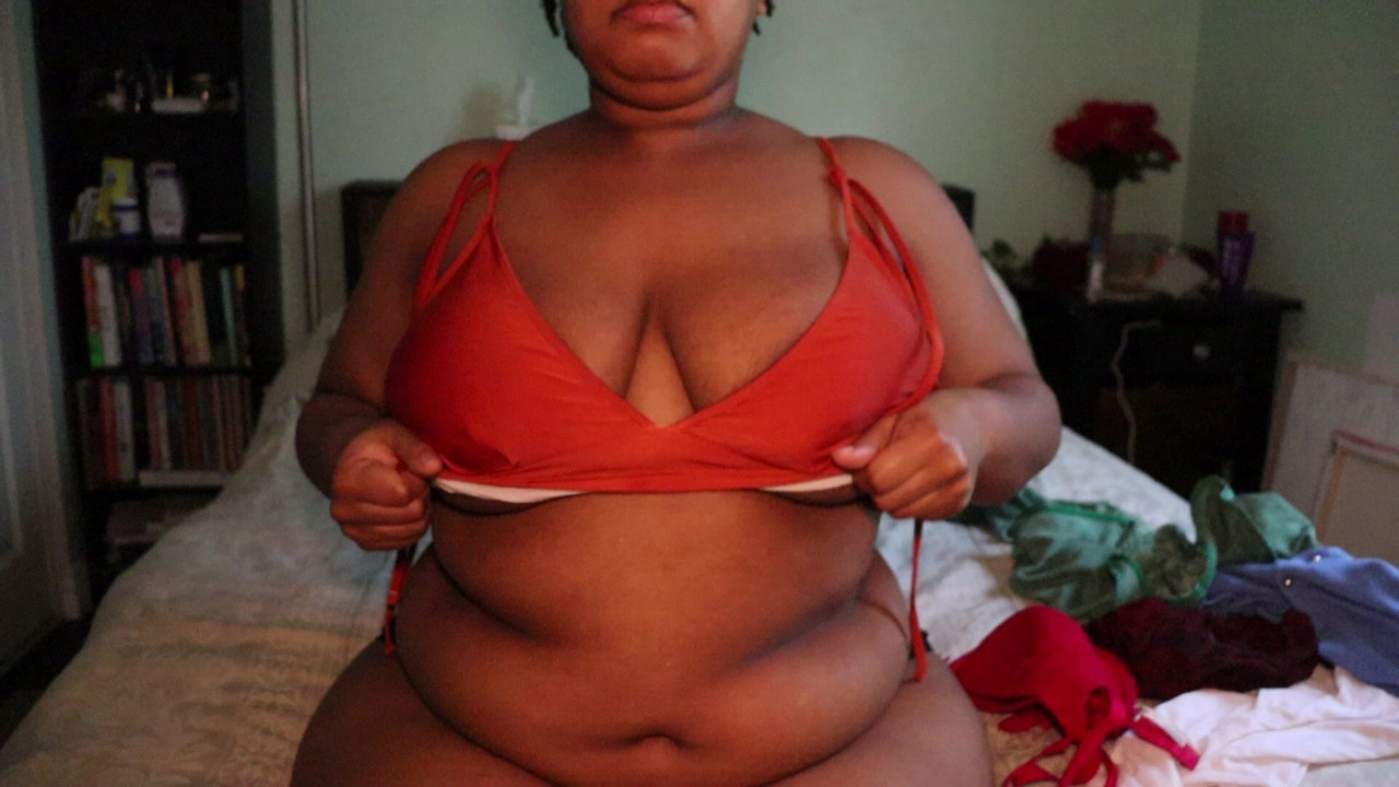 I just had to get that bra off