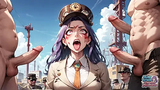 Goggle-hearted Gasm Steam Punk City Scream