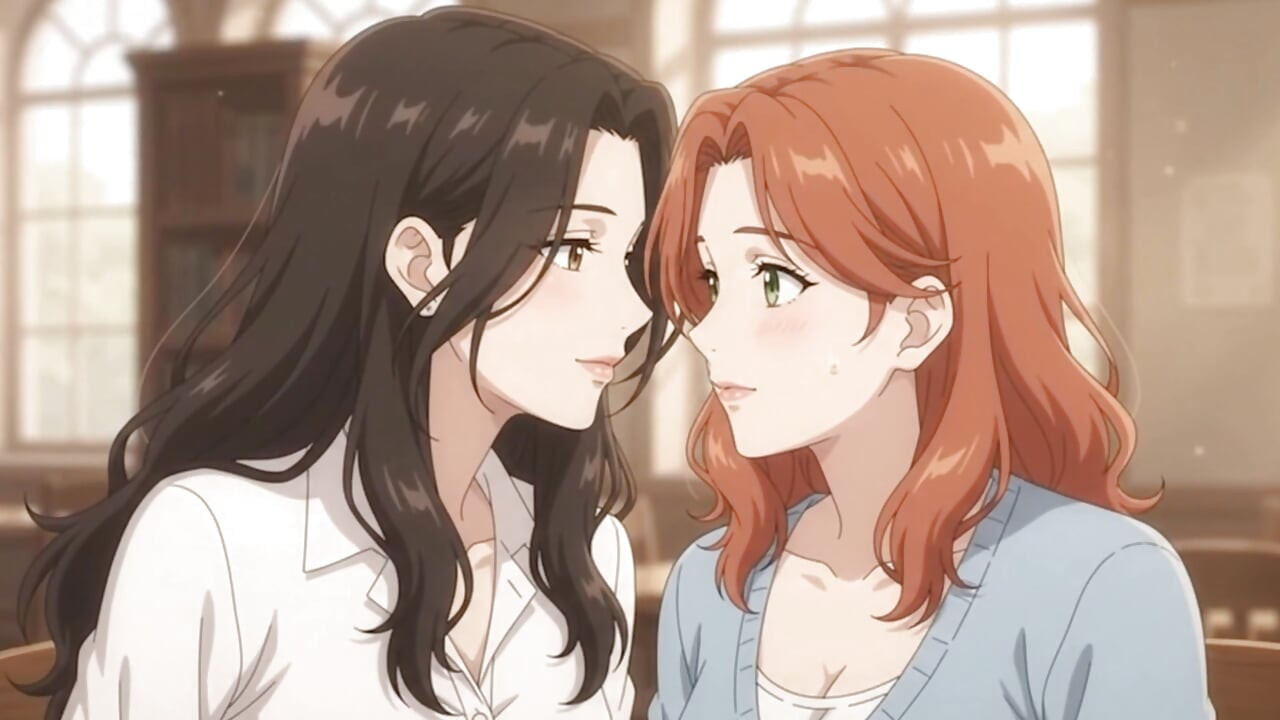 Two lesbian girls studying in liberty turn into intimate situation